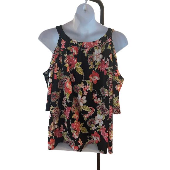 CATO C EST 1946, SIZE 26/28W, PEEKABOO SLEEVE TUNIC - Picture 2 of 3